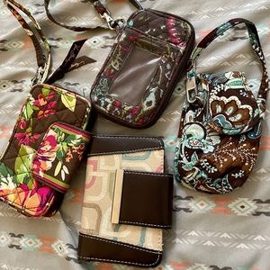 4 Small Wallets - 2 Vera Bradley